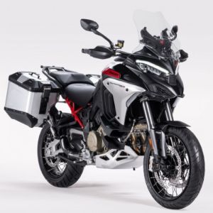 2025 Ducati Multistrada V4 Rally Travel & Radar Matte Black Spoked Wheels