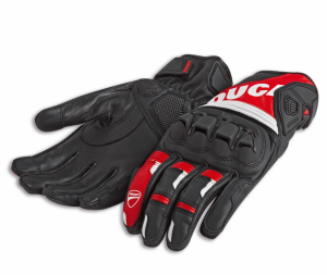 Ducati Sport C4 Fabric-Leather Short Gloves by Held 98107710X 98107719X