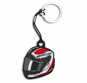 Ducati Corse Helmet Rubber Key Ring 987704446