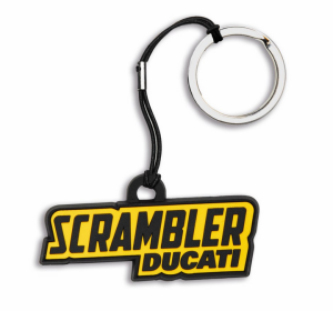 Ducati Scrambler Logo Rubber Key Ring 987703960