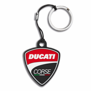 Ducati Corse Shield Rubber Key Ring 987704443
