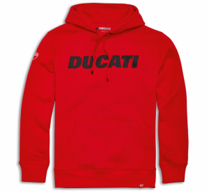 Ducati Logo Hooded Sweatshirt Red 98771202X