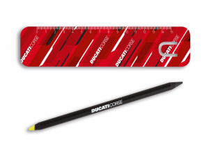Ducati Corse Fluo Double Ended Pencil with Ruler
