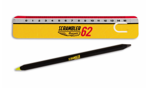 Ducati Scrambler Fluo Double Ended Pencil with Ruler
