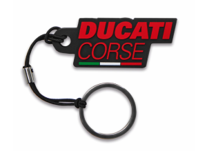 Ducati Corse Black Rubber Key Ring 987712196