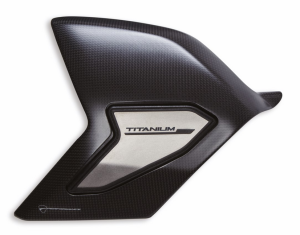 Ducati Panigale V4 Carbon and Titanium Swingarm Cover 96989991C