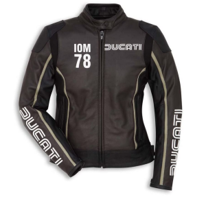 Ducati IOM C1 Women's Leather Jacket by Dainese
