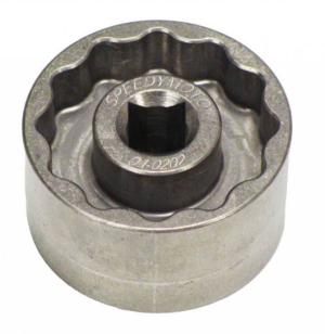 SpeedyMoto 41mm & 46mm 1/2" Drive Double-Sided Ducati Axle Nut Tool 04-0202