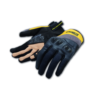 Scrambler Overland 2 Gloves in Black/Yellow by Spidi 98104026X
