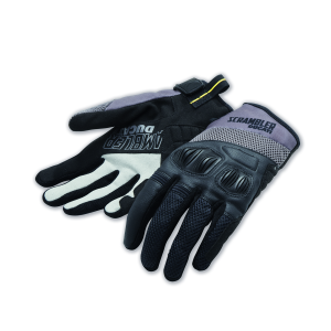 Scrambler Overland 2 Gloves in Black/Grey by Spidi 98104027X