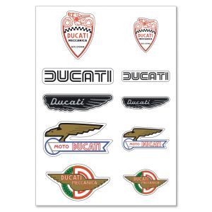 Ducati Historical Rubber Stickers