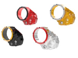 DBK Ducati Scrambler 400 800 Next-Gen, Multistrada 1100 1200 620 , Monster 400 600 620 695 696 750 796 797 800 S2R 1200 1100EVO , Hypermotard 796 821 , Diavel 1200 , Sportclassic , ST4 , Streetfighter 848 & Supersport 620 750 800 Clear Clutch Cover CCDV04