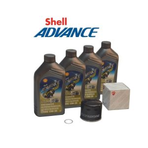 Ducati D16RR Shell Advance 4T Ultra Oil Change Kit