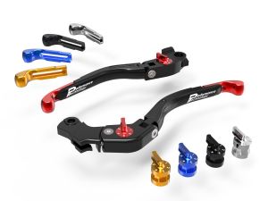 DBK Ducati Monster 821 , Hypermotard 821 939 , Hyperstrada 821 939 , Multistrada 950 & Scrambler 800 (Select Models Only) ECO GP 2 Adjustable Brake & Clutch Lever Set LEA04