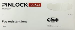 Arai VAS-V MaxVision™ Pinlock® 120XLT Fog-Resistant Lens Insert, Clear 01-1057C-120