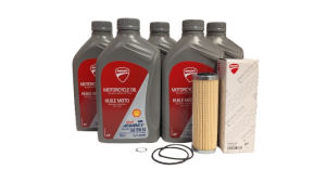 Ducati Diavel V4 & Multistrada V4 Shell Advance 4T Ultra Oil Change Kit OIL KIT D2