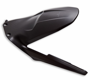 Ducati Panigale V4 2022-2024 & Streetfighter V4 2023-2024 Carbon Rear Mudguard for Akrapovic Complete Titanium Exhaust System (High-Mount) 96981551AA