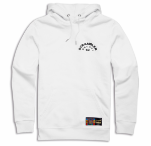 Ducati Scrambler Energy Van Orton White Hooded Sweatshirt 98771221X