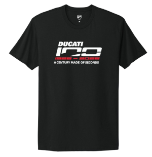 Ducati One Hundred Men's T-Shirt BLACK