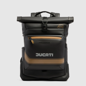 Ducati D-Piquadro 100 Roll Backpack Black/Gold 987805092