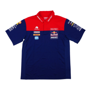 Troy Lee Designs x Red Bull x Ducati Factory Racing Limited Edition Replica Pit Polo Shirt 98780534X