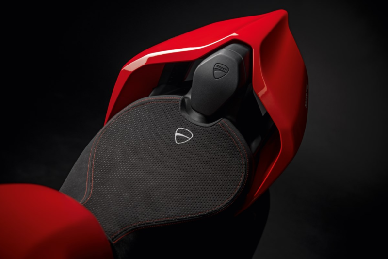 Ducati Panigale V4 2018-2021 Raised Rider Seat 96880591A - AMS Ducati