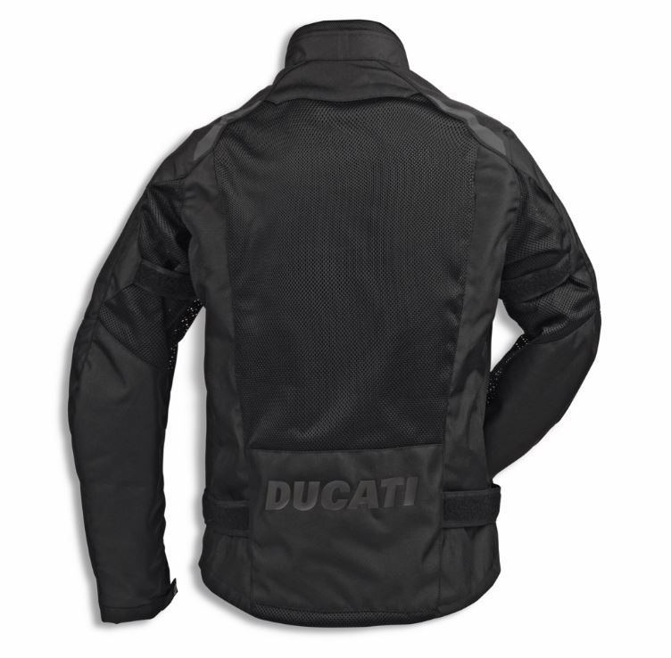 Ducati Speed Air C2 Fabric Jacket by Spidi in Black/Black