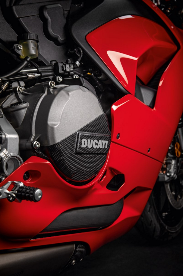 DUCATI純正 カーボン製クラッチカバー用プロテクション 96451011B Ducati Panigale 899 R 1199 1299 V2 Carbon Clutch Case Cover