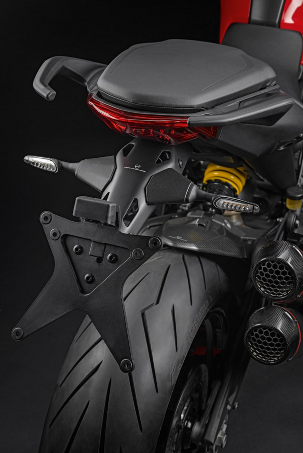 DUCATI MONSTER 937 アンダーシートナンバープレートホルダー Ducati Monster 937 Underseat Aluminium Number Plate Holder