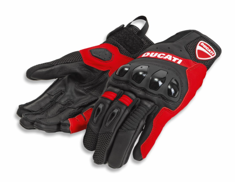 Ducati City C4 Fabric-Leather Gloves by REV'IT! 98109254X
