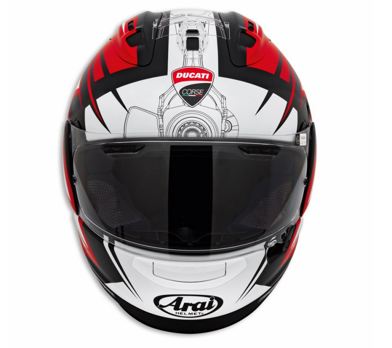 Ducati Corse V7 Helmet by Arai - AMS Ducati